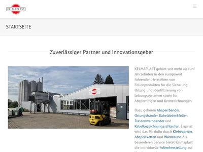 Website von Kelmaplast G. Kellermann GmbH