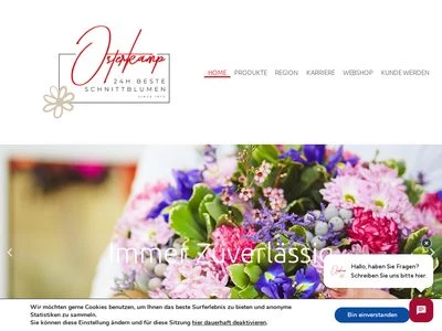 Website von Blumengroßhandel Herbert Osterkamp GbR