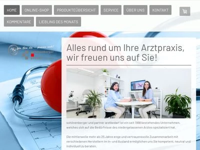 Website von Schönenberger und Partner