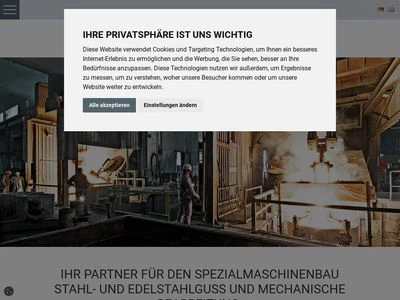 Website von SCHMOLZ + BICKENBACH GUSS GmbH