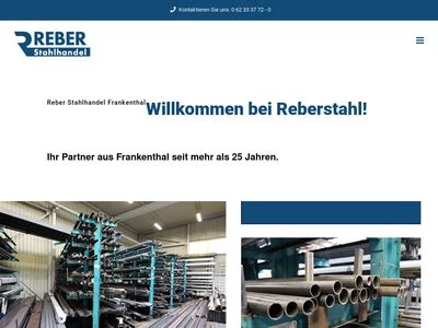Website von Reber GmbH