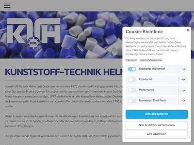 Website von Kunststoff-Technik Helmstedt GmbH