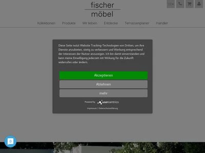 Website von Fischer Möbel GmbH