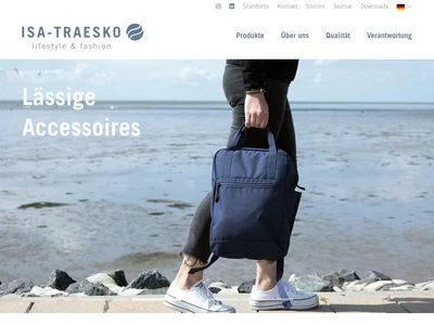 Website von ISA-TRAESKO GmbH