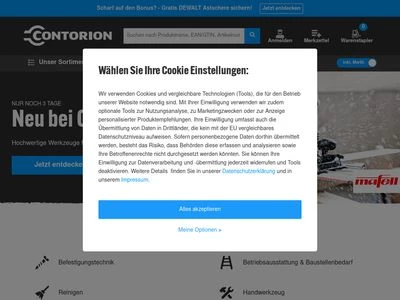 Website von Contorion GmbH