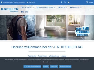 Website von J.N. KREILLER KG