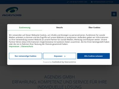 Website von AGENDIS GmbH