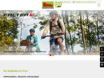 Website von Monz GmbH & Co. KG
