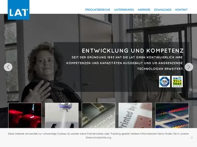 Website von LAT GmbH