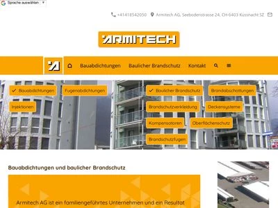 Website von Armitech AG