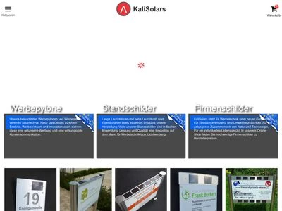 Website von KaliSolars GmbH