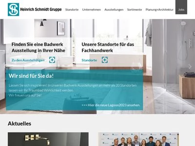 Website von HEINRICH SCHMIDT HOLDING GMBH & CO. KG