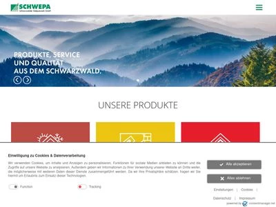 Website von Schwarzwälder Edelputzwerk GmbH