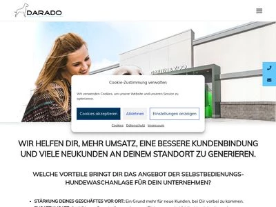 Website von DARADO GmbH