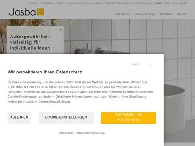 Website von Deutsche Steinzeug Cremer & Breuer AG