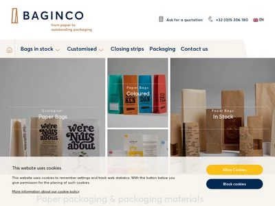 Website von Bag In Co International