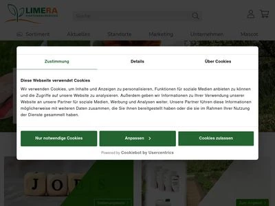 Website von LIMERA Gartenbauservice GmbH & Co. KG