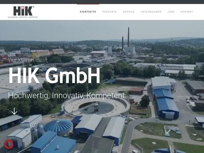 Website von HIK GmbH