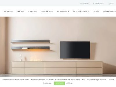 Website von Sudbrock GmbH Möbelwerk