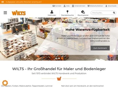 Website von Egbert Wilts GmbH & Co. KG