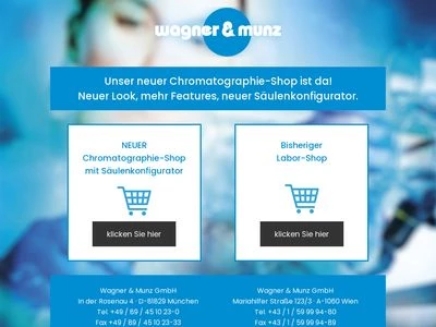 Website von Wagner & Munz GmbH