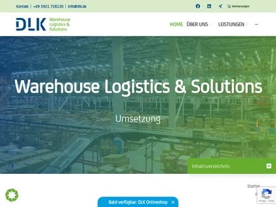 Website von DLK GmbH