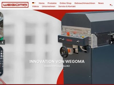 Website von WEISS MASCHINEN GmbH