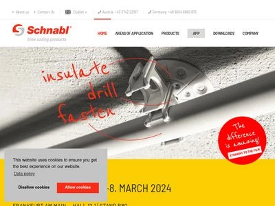 Website von Schnabl Stecktechnik GmbH