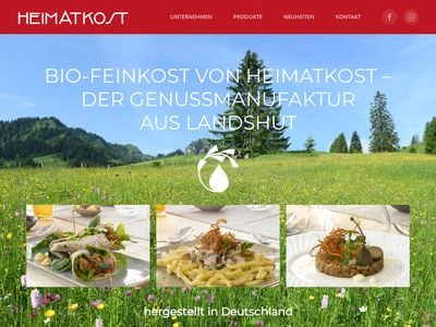 Website von Heimatkost GmbH & Co. KG