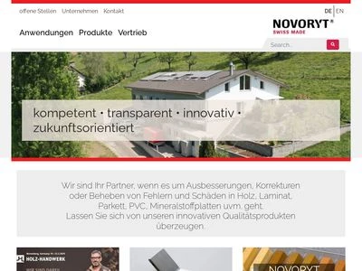 Website von Novoryt AG