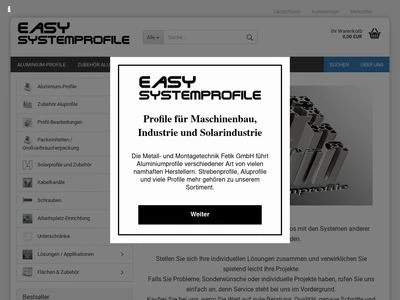Website von Metall- und Montagetechnik Fetik GmbH