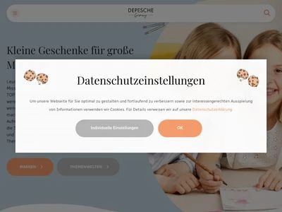 Website von Depesche Vertrieb GmbH & Co. KG