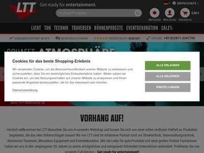 Website von LTT Group GmbH
