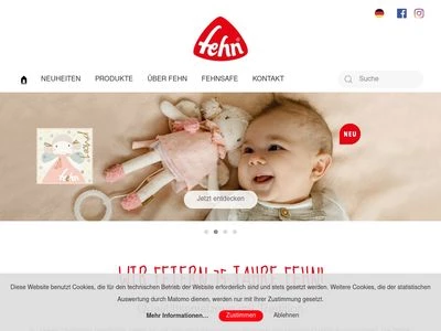 Website von Fehn GmbH & Co. KG