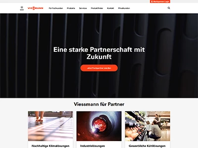 Website von Viessmann Group GmbH & Co. KG