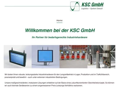 Website von KSC GmbH