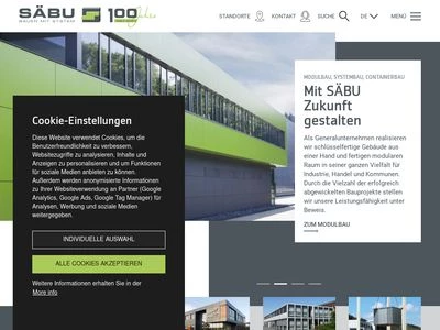Website von SÄBU Morsbach GmbH