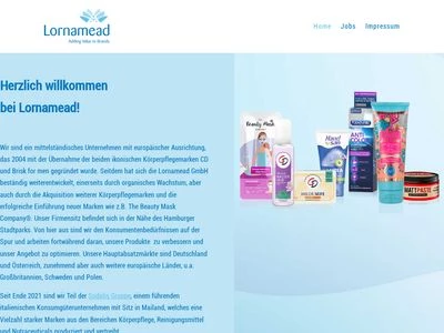 Website von Lornamead GmbH