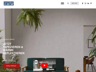 Website von MARBURGER TAPETENFABRIK GmbH & Co. KG