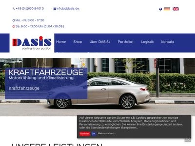 Website von AKS DASIS Dommermuth GmbH & Co. KG