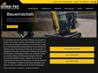Website von DORN-TEC GmbH&Co.KG