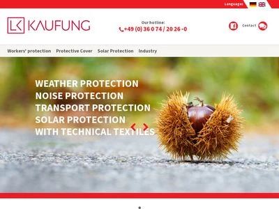 Website von Kaufung GmbH