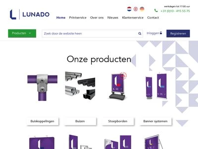 Website von Lunado Group B.V.