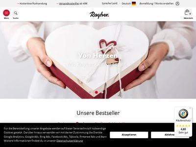 Website von Rayher Hobby GmbH