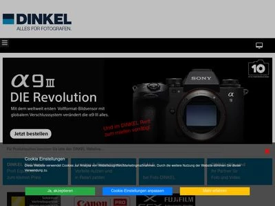 Website von Dinkel GmbH & Co. KG