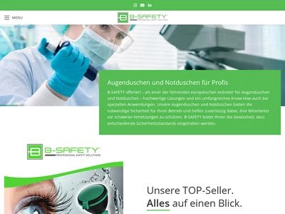 Website von B-SAFETY GmbH