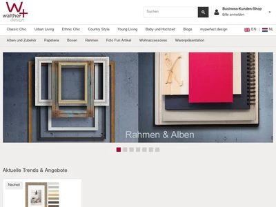 Website von Walther Design GmbH & Co.KG