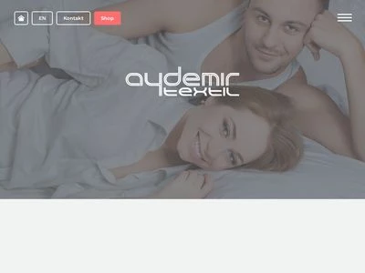 Website von Aydemir Textil E.K.