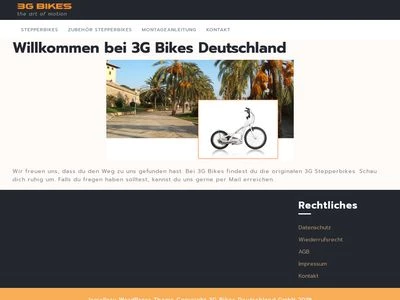 Website von 3GBikes Deutschland GmbH