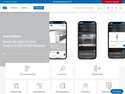 Website von SEEFELDER GmbH